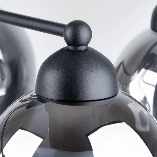 Żyrandol FILLAN 5 nowoczesny czarny lampa sufitowa do salonu i jadalni SOLLUX LIGHTING