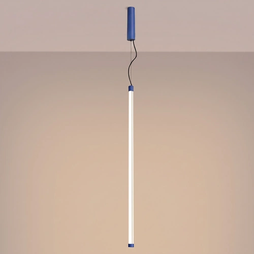 Lampa wisząca TRANG 100 LED ultramaryna nowoczesna nad wyspę
