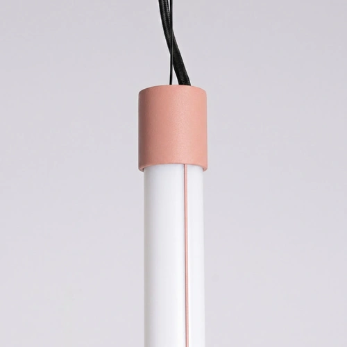 Lampa wisząca TRANG 75 LED brzoskwiniowa nad wyspę regulowana