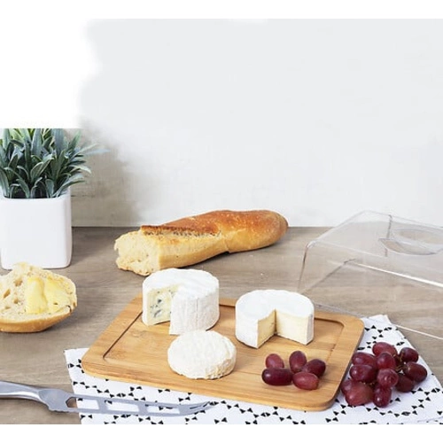 Pojemnik do przechowywania serów bambus