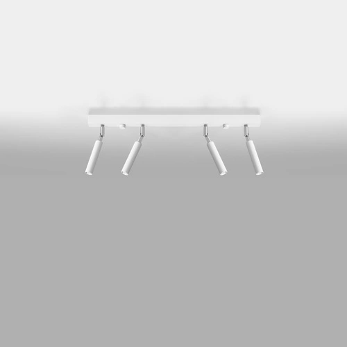 Plafon sufitowy biały EYETECH 4 Sollux nowoczesny metalowy do kuchni i salonu