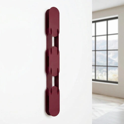 Kinkiet ścienny CHAIN LED burgund nowoczesny do salonu 91 cm