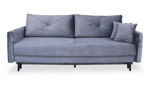 Sofa Saxo z funkcją spania grafit czarne