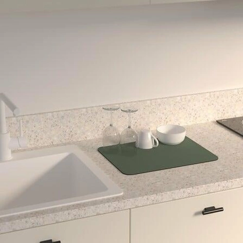 Mata do suszenia naczyń 40x30 cm zielona