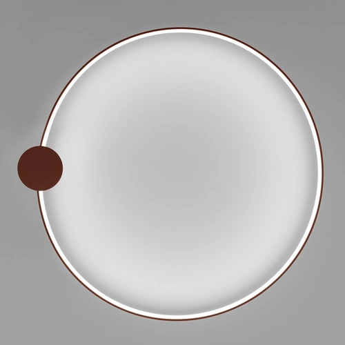 Plafon sufitowy LED RIO 110 czerwony okrągły nowoczesny do salonu i kuchni Thoro