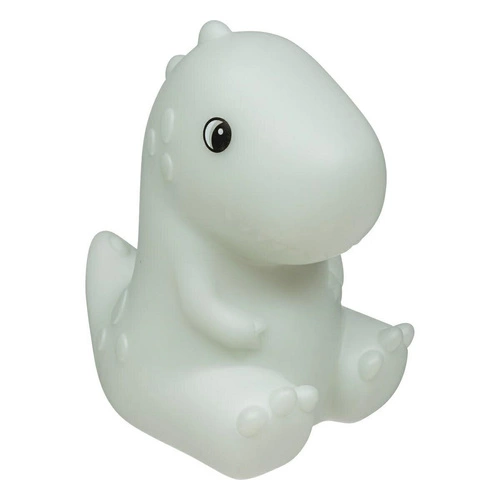 Lampka nocna LED Dino Atmosphera zielona bezprzewodowa do pokoju dziecka nowoczesna 14 cm