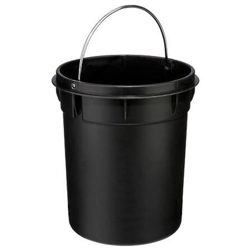 Kosz na śmieci do łazienki Dubstin 3l czarny metalowy z pedałem nowoczesny 5five