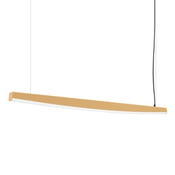 Nowoczesna lampa wisząca LED JORUN 150 złota regulowana do salonu i nad stół