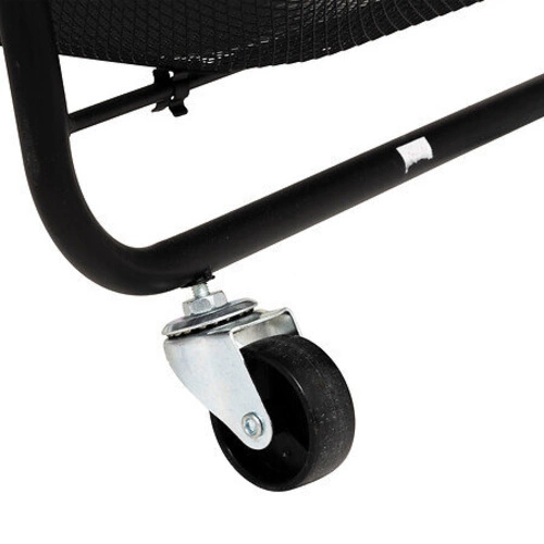 Mayaj metalowy wózek 3-poziomowy na kółkach pojemny do kuchni i łazienki czarny 5five