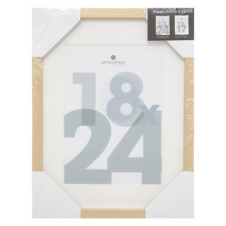 Ramka na zdjęcia 18x24 złota Manu Atmosphera do powieszenia i postawienia glamour
