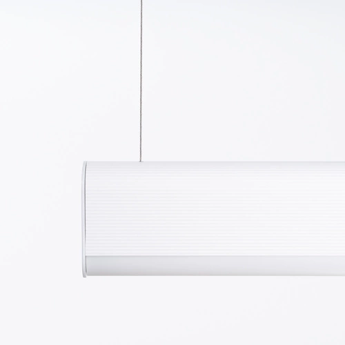 Lampa wisząca FARGE biała LED regulowana nad stół do jadalni nowoczesna 120 cm