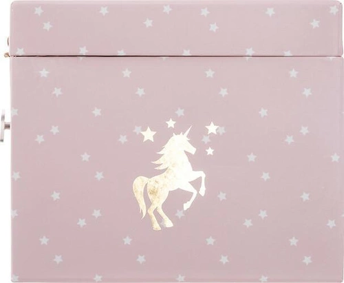 Szkatułka z pozytywką Unicorn różowa    