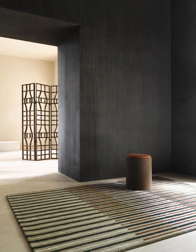 Dywan wełniany do salonu Decor Proof 250x350 beżowy nowoczesny ręcznie tkany łatwe czyszczenie