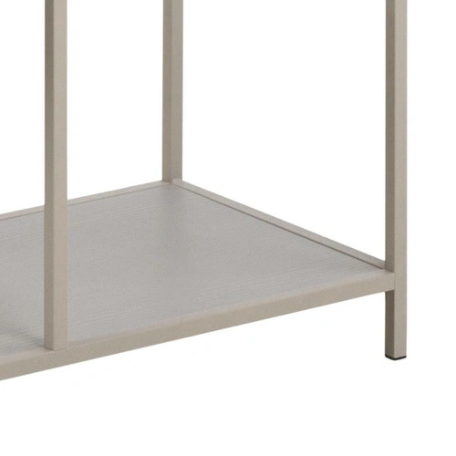 Regał na książki Seaford II szary loftowy metalowy 77 cm Actona