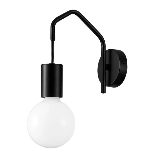 Kinkiet Basso 1x40W E27 czarny matowy