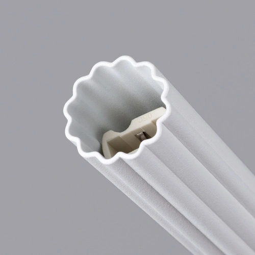 Nowoczesna lampa wisząca ARCHE 1 biała regulowana do salonu i kuchni nad stół