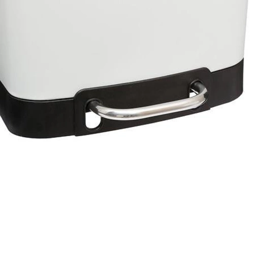 Kosz na śmieci Ariane 6l metalowy biały z pedałem do kuchni nowoczesny 5five