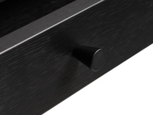 Biurko Pensacola czarny dąb 120 cm nowoczesne do pracy z szufladą