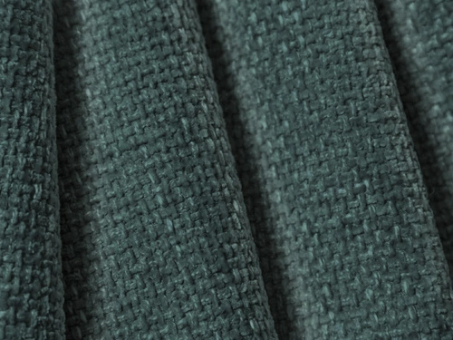 Pufa Lupine Petrol Chenille niebieska tapicerowana do salonu nowoczesna kwadratowa 87x90 cm