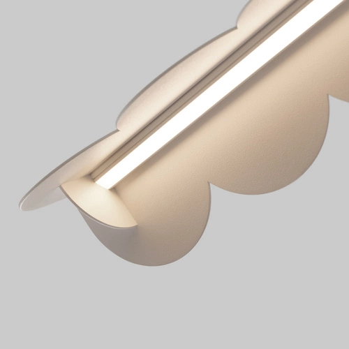 Lampa wisząca LED BISCUIT beżowa nowoczesna regulowana do jadalni nad stół Thoro