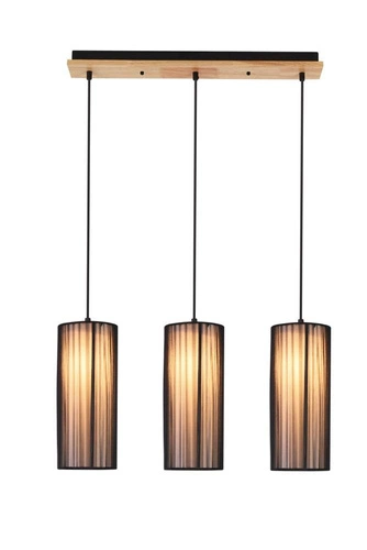 Lampa Wisząca Kioto 3 120mm czarna