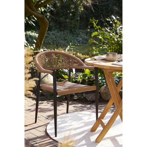 Krzesło Canari technorattan obrotowe z podłokietnikami do jadalni