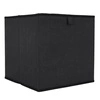 Intesi Poli czarne pudełko materiałowe 30x30 do regału składane dekoracyjne