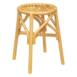 Stołek Aoni 45cm rattan naturalny