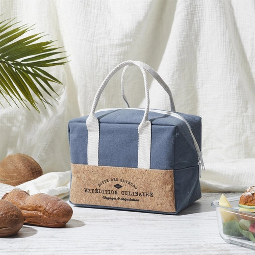 Torba na lunch Refreshing Cork 3l         niebieska