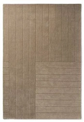 Dywan wełniany do salonu Decor Bedou Cobblestone 140x200 beżowy nowoczesny boho łatwy w czyszczeniu