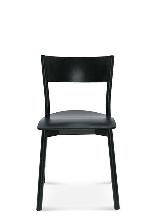 Krzesło drewniane do jadalni Fala Fameg nowoczesne bukowe personalizowane z profilowanym oparciem