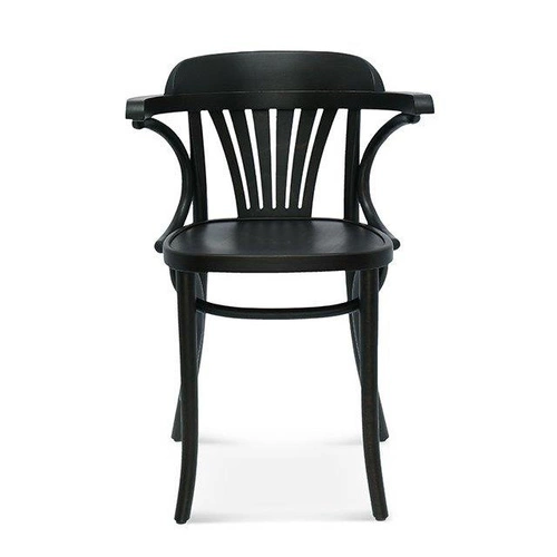 Krzesło tapicerowane z podłokietnikami Fameg B-165 do jadalni retro drewniane personalizowane