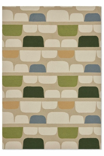 Dywan zewnętrzny Kivi Multi Citrus 140x200 nowoczesny geometryczny na taras i balkon łatwoczyszczący