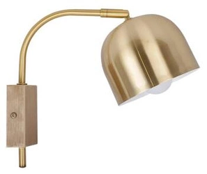 Kinkiet ścienny Rupi patynowy metalowy nowoczesny do sypialni i salonu CANDELLUX