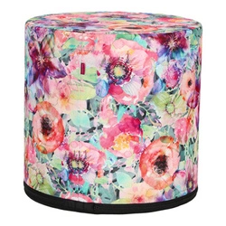 Pufa ogrodowa okrągła Graza Intesi multikolor wodoodporna nowoczesna do ogrodu i na taras