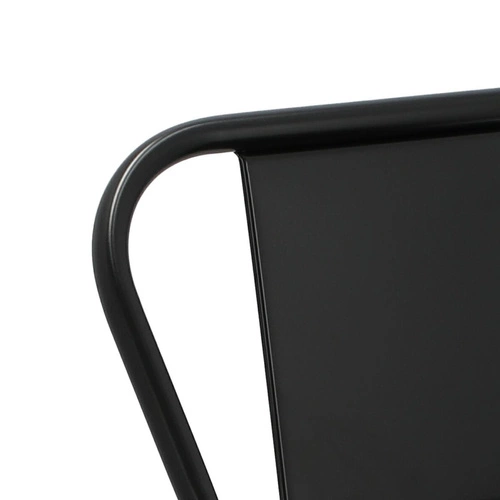 Hoker Paris Back Short 75 cm metalowy z oparciem nowoczesny do kuchni personalizowany D2.DESIGN