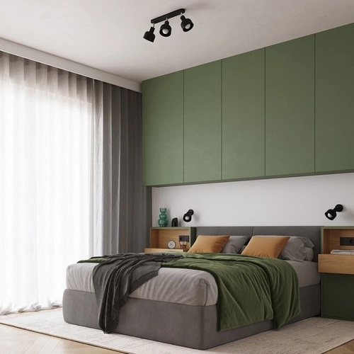 Kinkiet ścienny ELBA czarny metalowy loftowy do salonu i sypialni SOLLUX LIGHTING