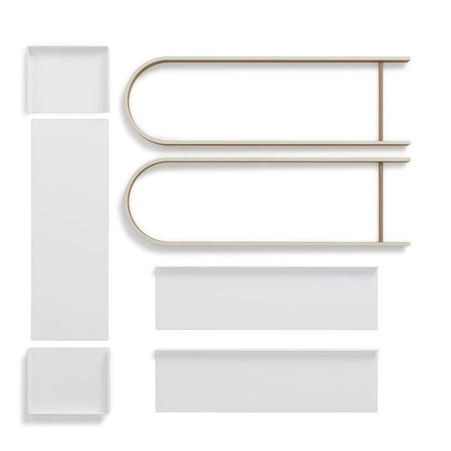 Szafka/kwietnik Bellwood biały/naturalny