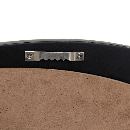 Lustro wiszące Wayne 63x57 cm nowoczesne czarne do łazienki i przedpokoju Atmosphera