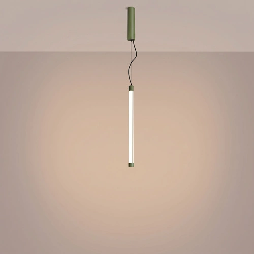 Lampa wisząca TRANG 50 LED szałwiowa nad wyspę regulowana