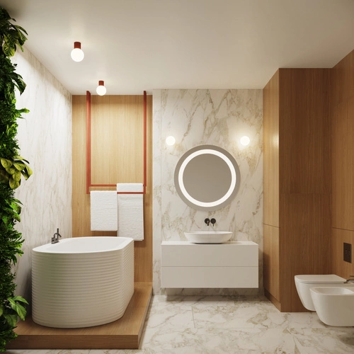 Kinkiet ścienny HALO nowoczesny czerwony IP44 do salonu i sypialni aluminium szkło SOLLUX