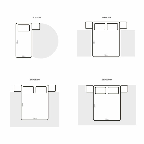 Dywan nowoczesny wełniany Estella Domino 140x200cm ręcznie tkany do salonu multikolor