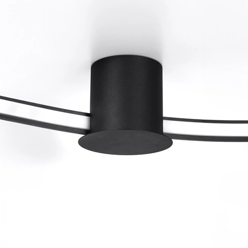 Plafon sufitowy LED Rio 55 biały nowoczesny okrągły do salonu, kuchni i sypialni