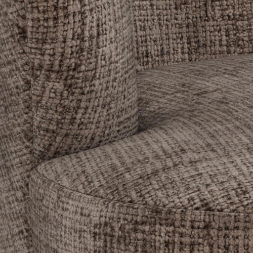 Fotel wypoczynkowy Darlene brązowy aksamitny do salonu skandynawski