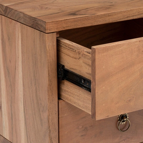 Konsola Jiling akacja Atmosphera drewniana z szafką do przedpokoju lub salonu styl klasyczny