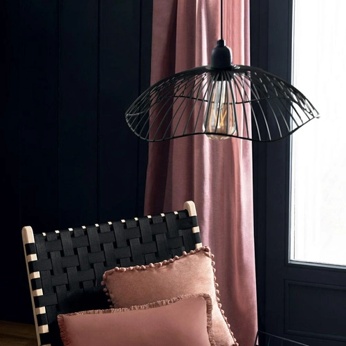 Lampa wisząca Galt czarna metalowa industrialna regulowana do salonu i nad stół