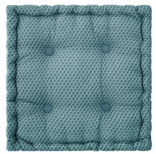 Poduszka na krzesło Shipy Atmosphera pikowana 40x40 niebieska do ogrodu i jadalni