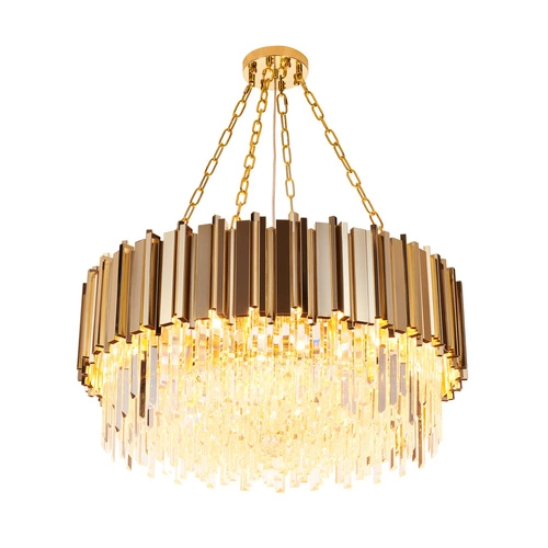 Lampa wisząca REA złota 80 cm nowoczesna regulowana do salonu i nad stół