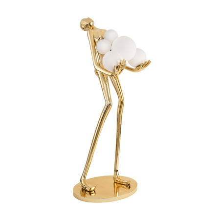 Lampa podłogowa WOMAN GOLD złoty połysk  180 cm