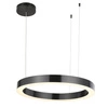 Lampa wisząca LED CIRCLE 60 szara okrągła regulowana do salonu i nad stół 60cm